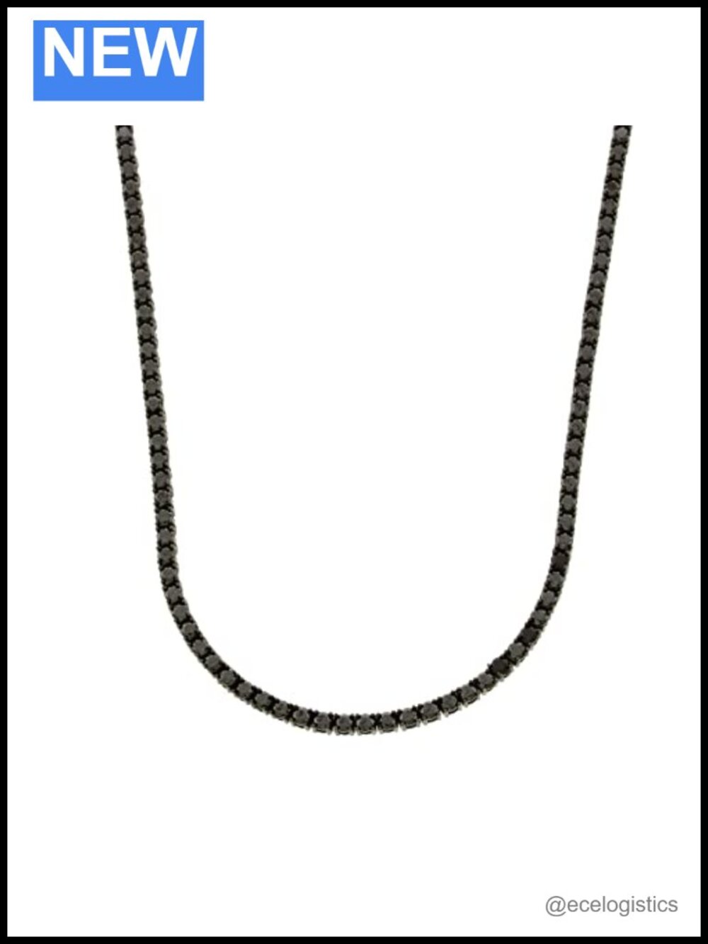 Tennis Necklace Bracelet Lab Created Diamond 3MM Skinny Chain Unisex
